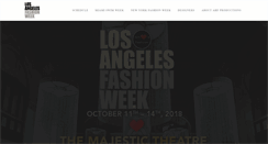 Desktop Screenshot of losangelesfashionweek.com